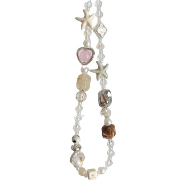 Bohemian Sweetheart Mobile Phone Charm Beach Vacation Camera Beaded