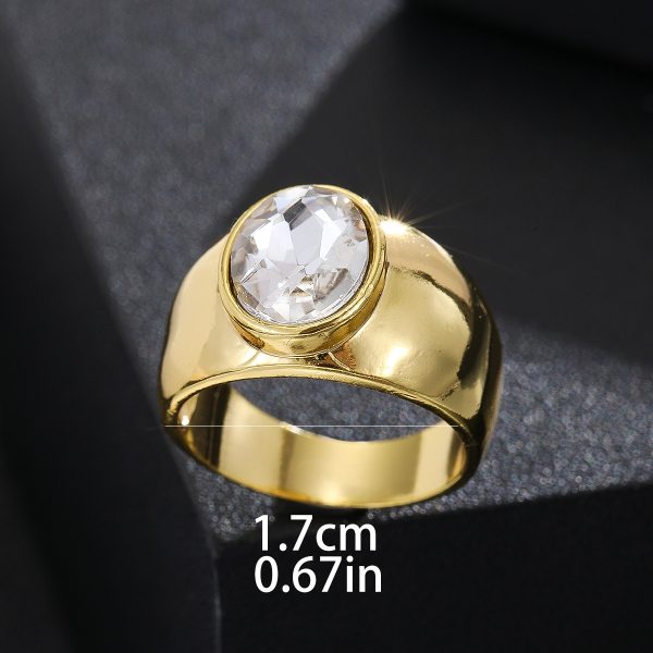 European And American Ladies Ring Retro Simple And Exaggerated Personality