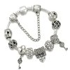 Heart Lock Key Letter Pendant Women's Bracelet
