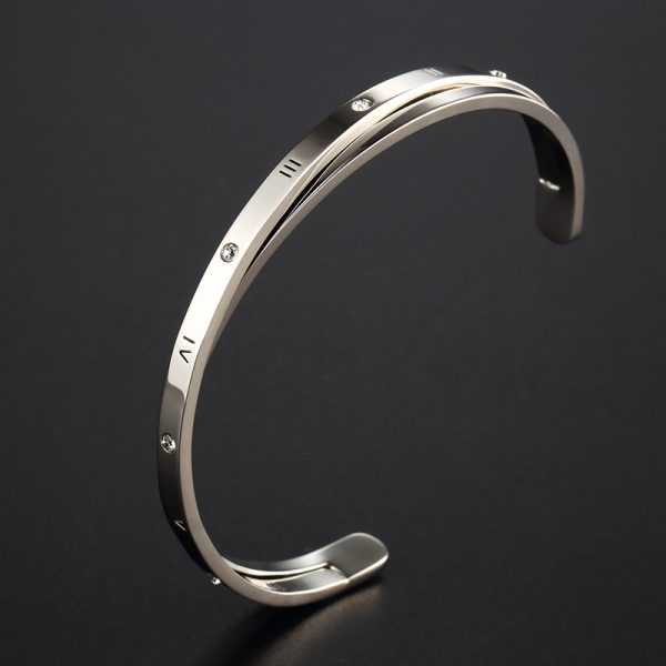 European And American Open-ended Bracelet Female Lady Inlaid Zircon Bracelet