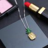 O1CN01i70Szc1yjGHb77VaT_2212473986614-0-cib.jpg Korean Fashion Fruit Pineapple Diamond Elegant Necklace