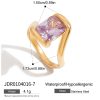 Zircon Non-fading Titanium Steel Ornament Ring