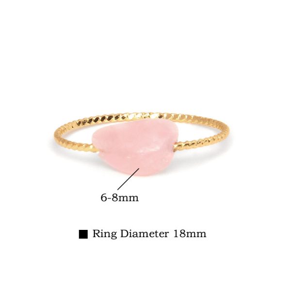 Colored Agate Niche Design Ring