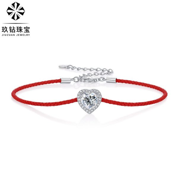 New Fashion Moissanite Rope Temperament Entry Lux Bracelet
