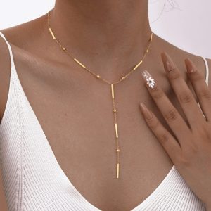 Women's Stainless Steel Fashion Sweater Chain