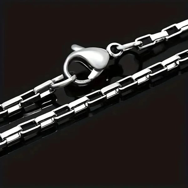 Titanium Steel Necklace Couple Single Chain Pendant Personality Men And Women