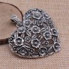 Hollow Flower Love Pendant European And American