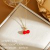 O1CN01o4UPrP1GiUnzEbVZm_2217036640656-0-cib.jpg Red Delicate Indie Cherry Strawberry Pepper Necklace