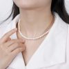 Women's Natural Freshwater Pearl Adjustable Necklace