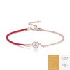 New Fashion Moissanite Rope Temperament Entry Lux Bracelet
