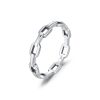 Fashion Personality Connecting Shackle Chain Ring Women