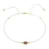 Semi-precious Stone Lucky Stone Bead Women's Colorful Beaded Bracelet