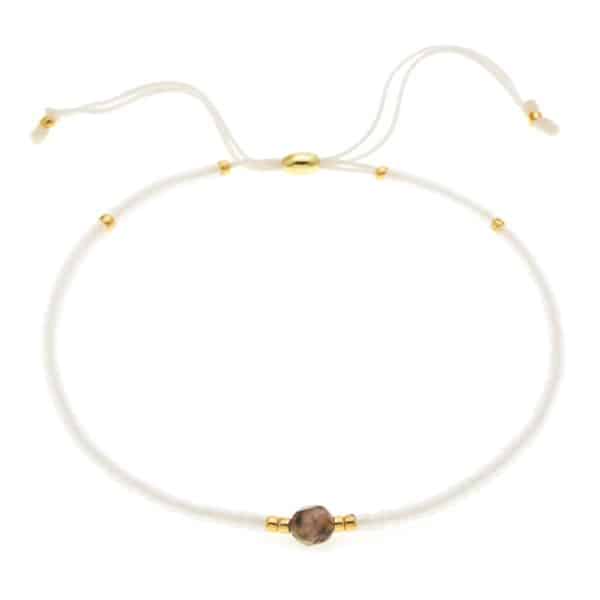 Semi-precious Stone Lucky Stone Bead Women's Colorful Beaded Bracelet
