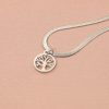 Stainless Steel Lucky Tree Affordable Luxury Fashion Clavicle Chain