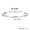 Stainless Steel Glossy Bracelet With Drill
