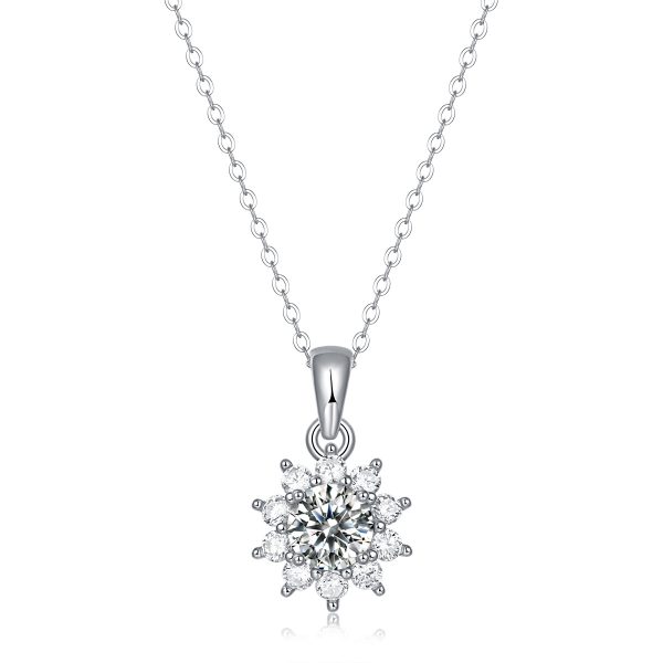Temperament 925 Silver Moissanite Necklace