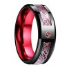 Stainless Steel Ring With Diamond Dragon Pattern Patch Cross-border Hot Ring Factory Wholesale