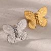 Stainless Steel Exquisite Hollow Flower Series Ring Personality