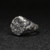 Rune Snowflake Compass Totem Men's Ring