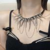 O1CN01voUjCk1wcHLuYt4ZH_3164416328-0-cib.jpg Rivet Round Beads Winding Tassel Necklace