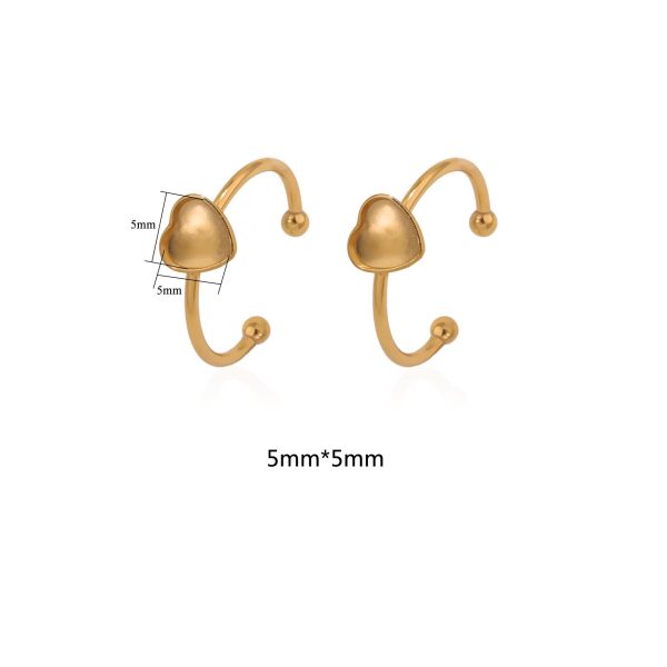 Stainless Steel Color-preserving Polishing Ring Setting DIY