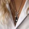 Long Sweater Chain Necklace High-grade Pendant Women's Simple