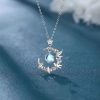 Female Creative Versatile Tree And Bird Pendant Necklace
