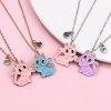 Cat Magnetic Sweet Cartoon Girl Pendant Clavicle Necklace