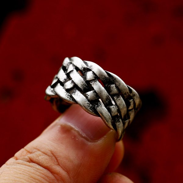 Stainless Steel Ring Fashion Simple Titanium Steel
