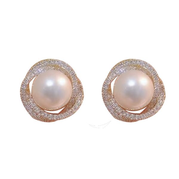 Women's Pearl Diamond Temperament Wild Necklace