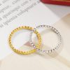 Fashion Simple Sparkling 15mm Starry Ring