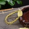 Fashionable And Individual Yellow Crystal Pendant Bracelet