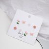 Silver Needle Color Tulip Butterfly Set