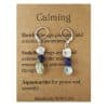 Amorphous Stone Eardrops Sodalite Aquamarine