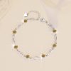 S925 Fashion Colorful Moissanite Sterling Silver Bracelet