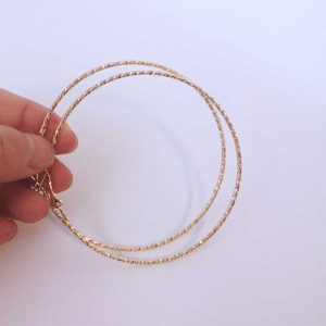 Metal Big Circle Earrings Female Wild Earrings Simple Temperament Ear Jewelry