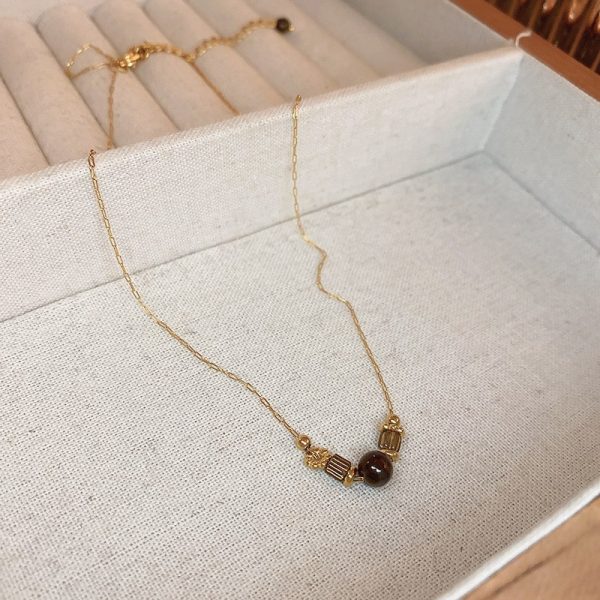 Sun Pendant Stainless Steel Necklace