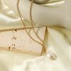 Freshwater Pearl Pendant High-grade 18k Golden Clavicle Chain Women's Fashion Necklace Ornament
