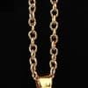 Ladies Round Irregular Water Droplets Natural Stone Rough Stone Pendant Necklace