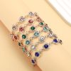High-end Fashion Peach Heart Crystal Bracelet