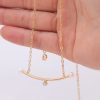 Pearl Jewelry Set French Freshwater Pearl Smiley Face Necklace Women