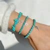 Natural Stone Elastic Bracelet Female