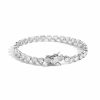 Women's Tennis Chain Heart-shaped Couple Bracelet