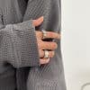 Female Retro Fashion Elegance Simple Ring