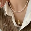 High-grade Double-sided Shell Love Pendant Necklace For Women
