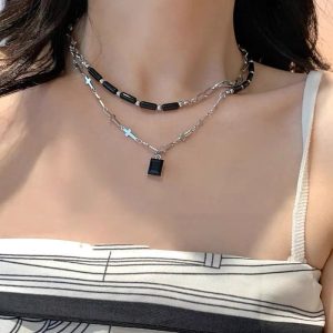 Summer High-end Design Niche Pendant Collarbone Chain