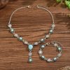 Necklace Suit Retro Geometric Regular