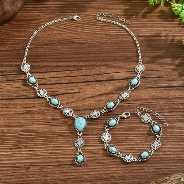 Necklace Suit Retro Geometric Regular