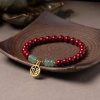 Fashion Personalized Gold Cinnabar Bracelet For Women