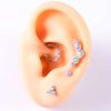 Opal Stud Set Of 4 Purple O Bao Nose Ring Ear Bone Stud